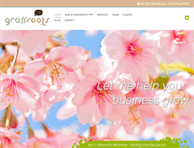 Tablet Screenshot of grassrootspr.co.uk
